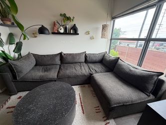 Albany Park Kova L-Shaped Couch (Grey)