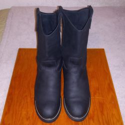 Establo Work Boot Grasso Negro 