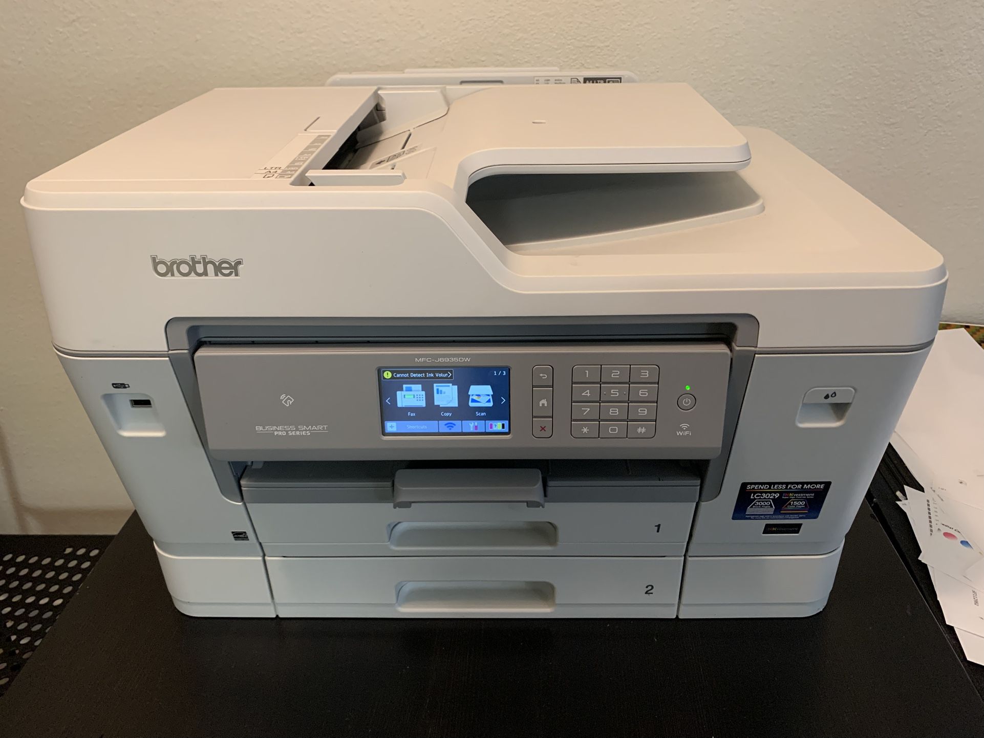 Brother MFC-J6935DW 11x17 All In One Wireless Color Printer Dual Tray