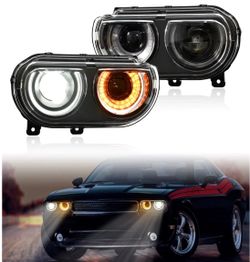 Full LED Headlight for 2008-2014 Dodge Challenger