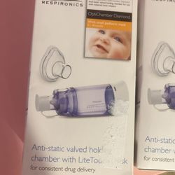 Anti Static Valves Holding Chamber With Life Touch For Babies