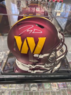Jayden Daniel’s signed helmet, fanatics authentic