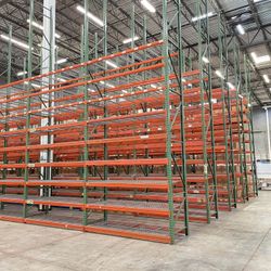 Tri County Racking Tear Drop Pallet Racks Beam Uprights Wire Decks Industrial Warehouse Racks Forklifts 