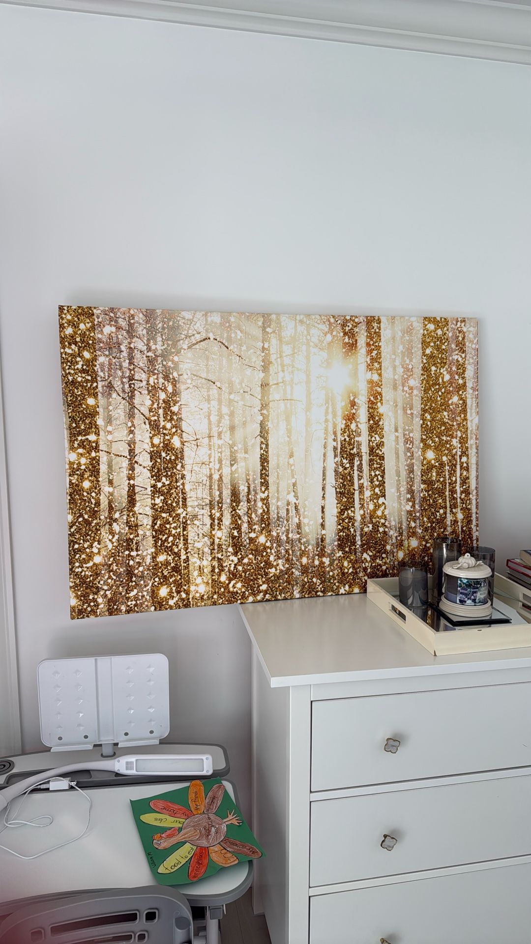 Gold Wall Art Branches 