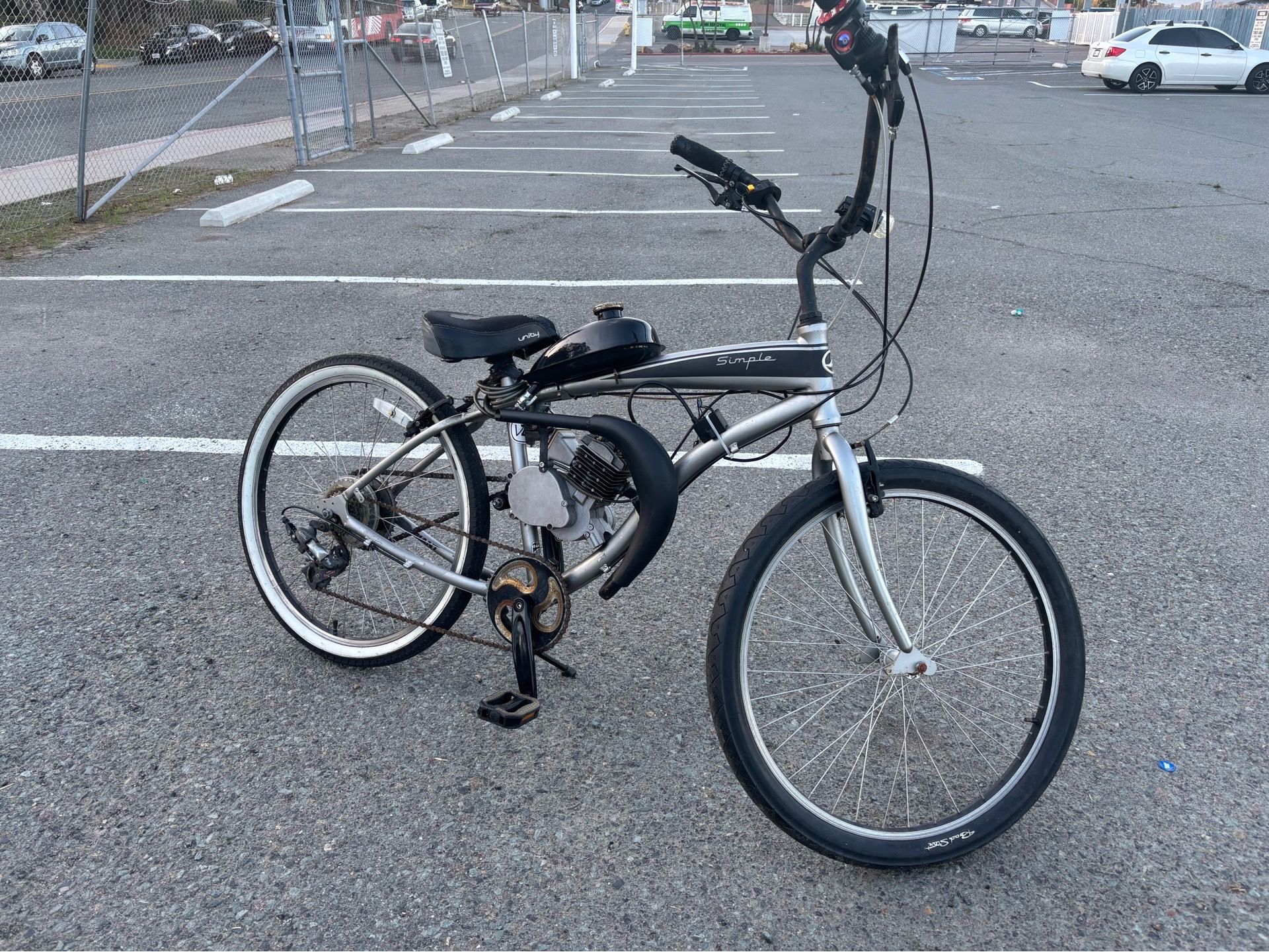 beach cruiser gas engine