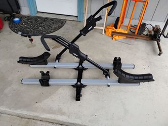 Thule T2 2 bike extension rack with keys and hardware