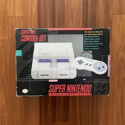 Original Super Nintendo SNES (Super NES Control Set) CIB Complete W Some Manuals