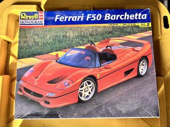 Revell Ferrari F50 Barchetta Model Kit 1/24 Scale Skill 2 Unassembled 