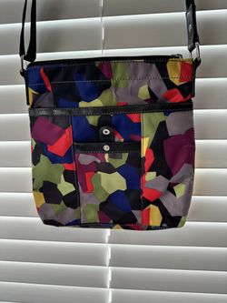 Nine West Small To Medium Geometric Print Crossbody Purse