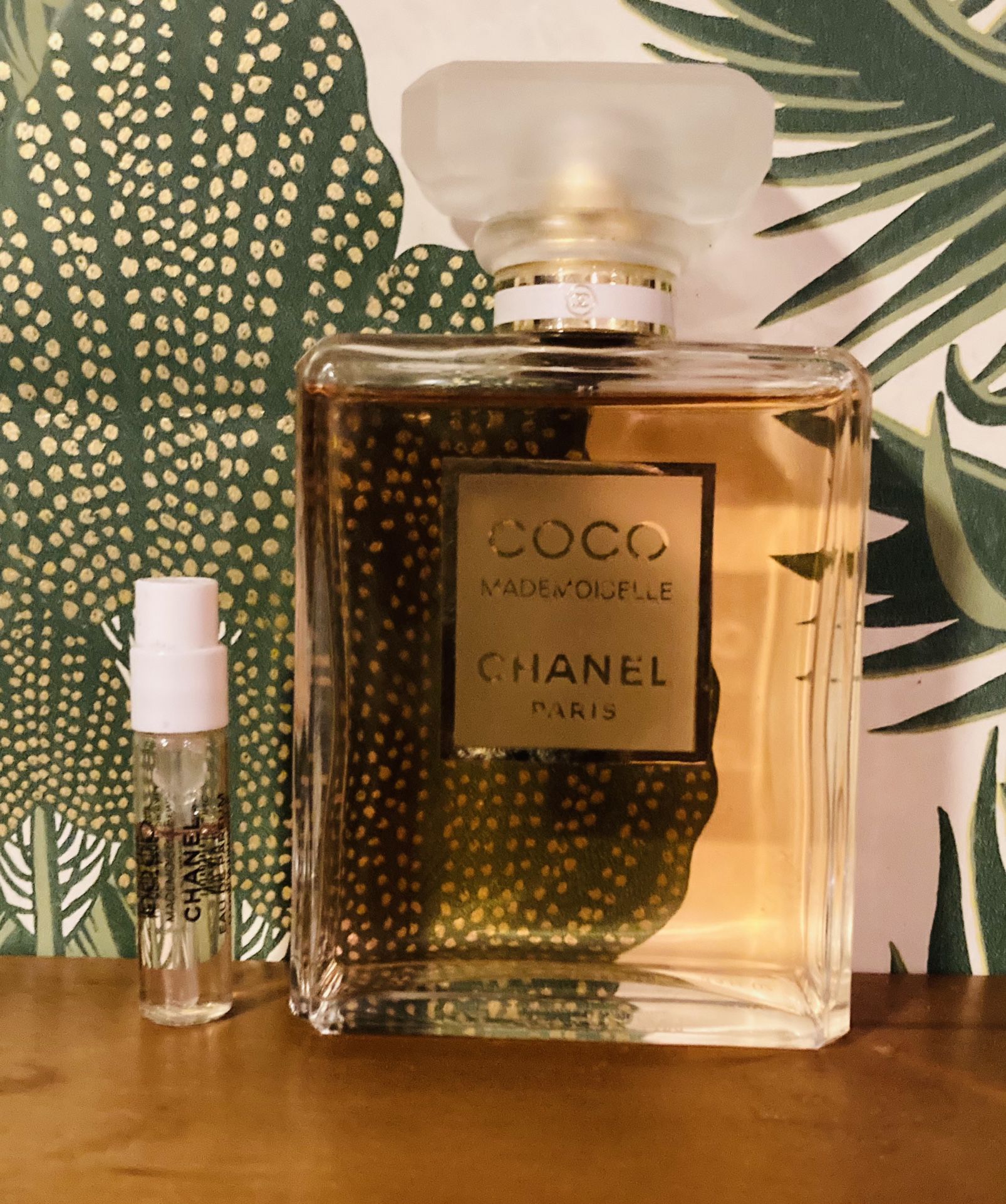 Chanel 3.4oz COCO MADEMOISELLE Perfume Plus Mini Sample Bottle 