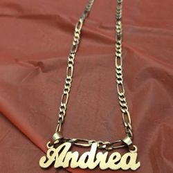 Gold Chain With Name 