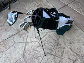 Golf Clubs and Bag