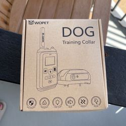Dog training collar