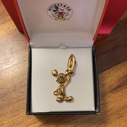 Mickey Mouse Gold Tone Pin By Napier