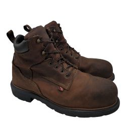 RED WING 'Dynaforce' 4215 Brown Leather Steel Toe Work Boots Mens 10 D USA $275