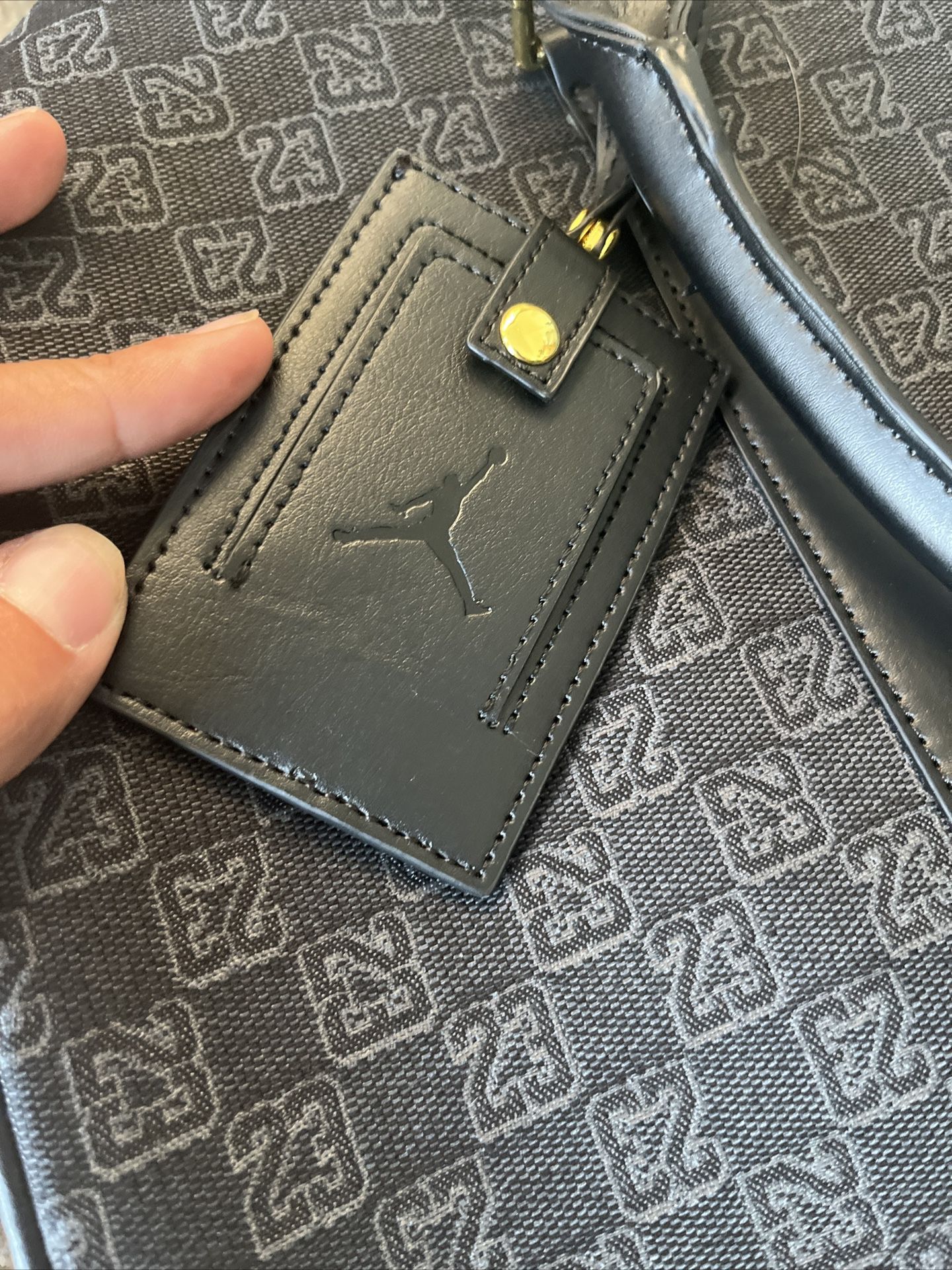 Air Jordan Monogram Duffle Bag Black MA0759 023