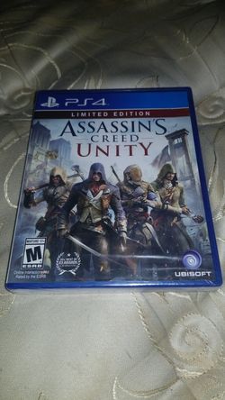 Ps4 game assassins creed unity limited edition