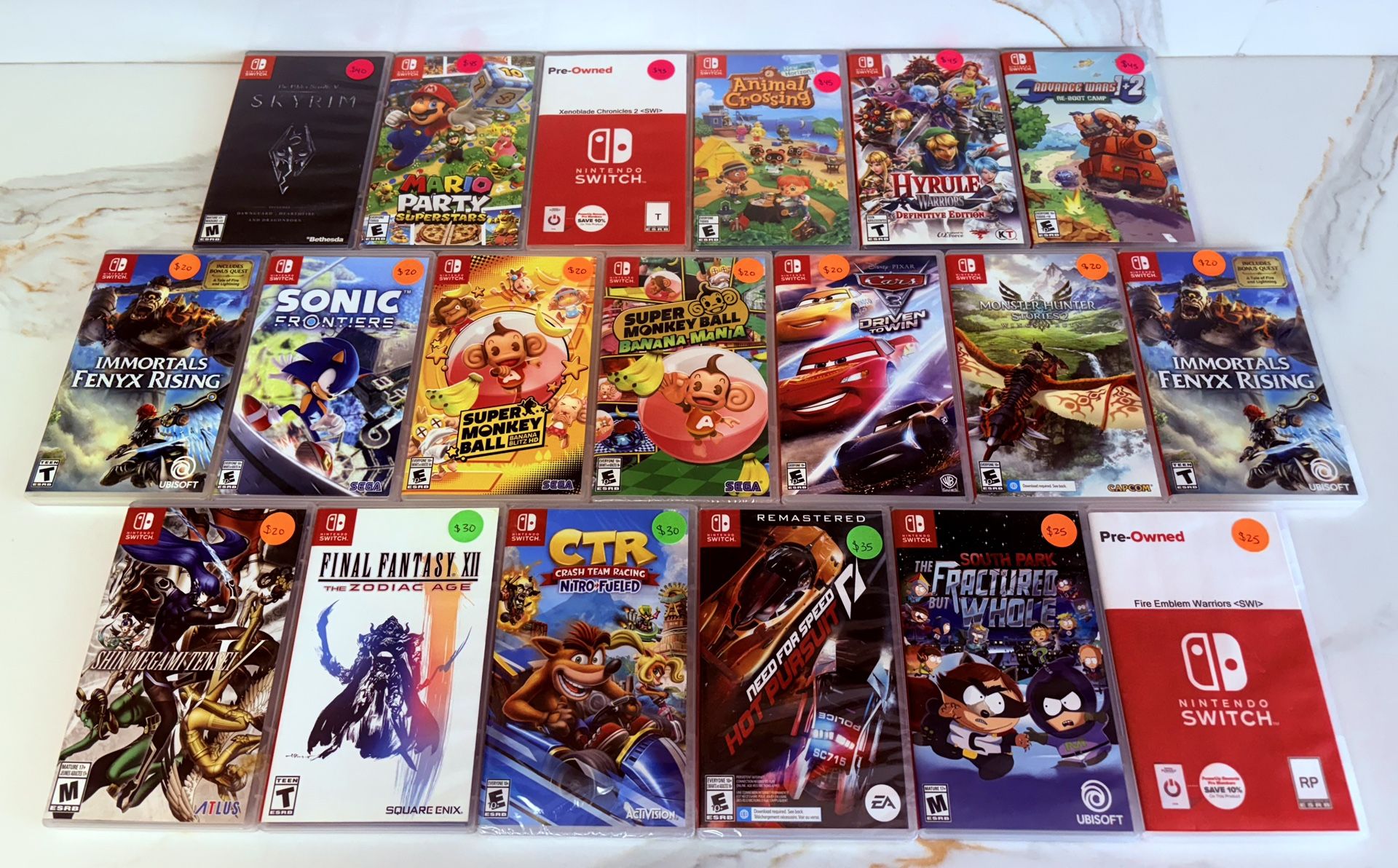 19 Nintendo Switch Games