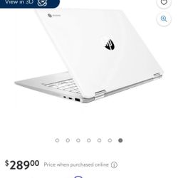 HP Chromebook Laptop Computer 14" HD Touch Screen Intel Celeron 4 GB memory; 32