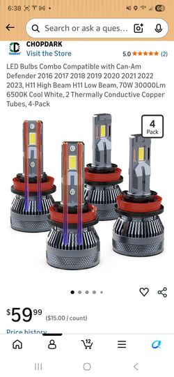LED bulbs CAN AM DEFENDER NEW IN BOX