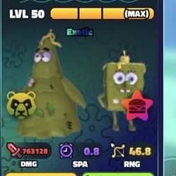 Spongebob Tower Defense-  EXOTIC “filthy Boys”