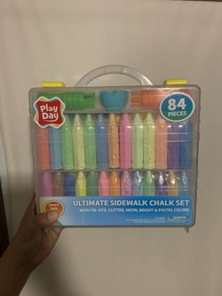 sidewalk chalk set *brand new sealed*