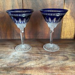 Waterford Crystal Clarendon Cobalt Martini Glass 1898732