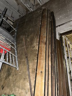 8ft Wood Tables Party Jumpers Chairs 