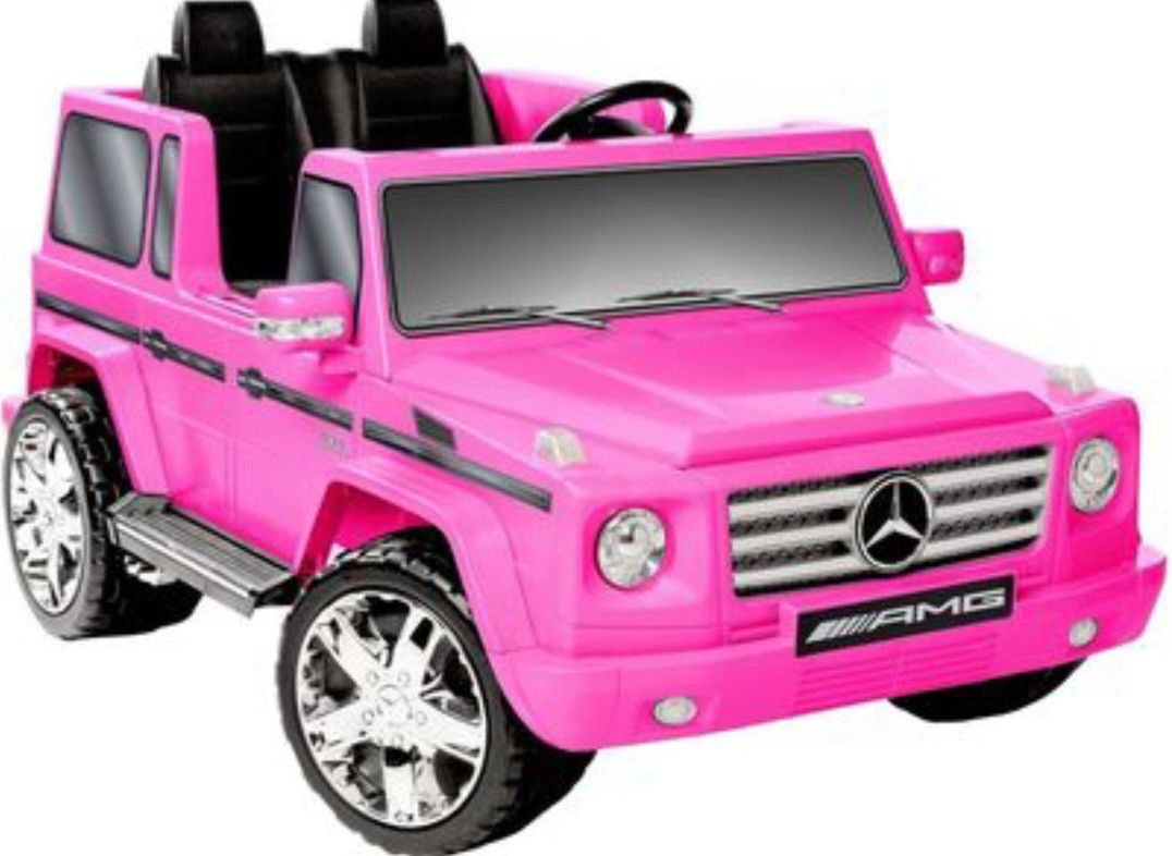 Kid Motorz Mercedes Benz G55 AMG Two Seater in Pink 12V