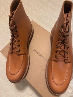 Grant Stone - Brass Boot Tan Essex - 10.5D