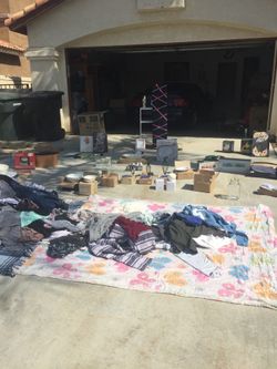 Yard Sale - brand new items clothes .50 and up today only