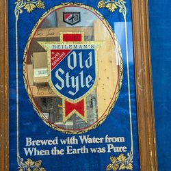 Old Style Mirror framed