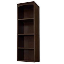 allen + roth Hartford 24-in W x 16-in D × 76-in H Java Solid Decorative Wood Closet Tower (With 3 Shelves)