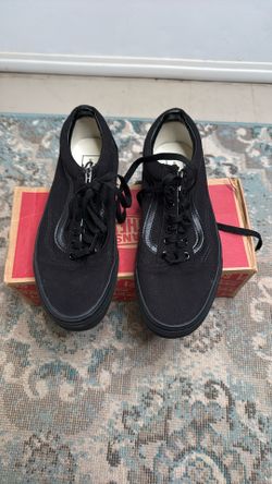 Vans Old Skool Black/Black Size Men’s 8 Women’s 9.5