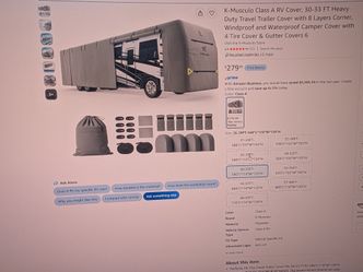 RV cover 30 to 33ft