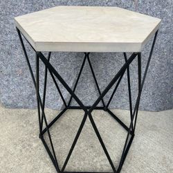 Hexagonal Side Table