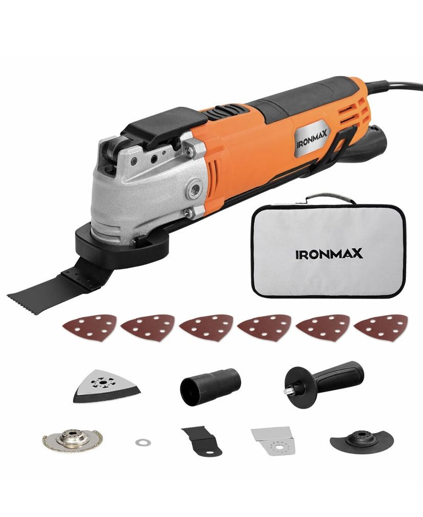 Oscillating Multi Tool 6 Variable Speed with 14pcs Accessories and Carry Bag