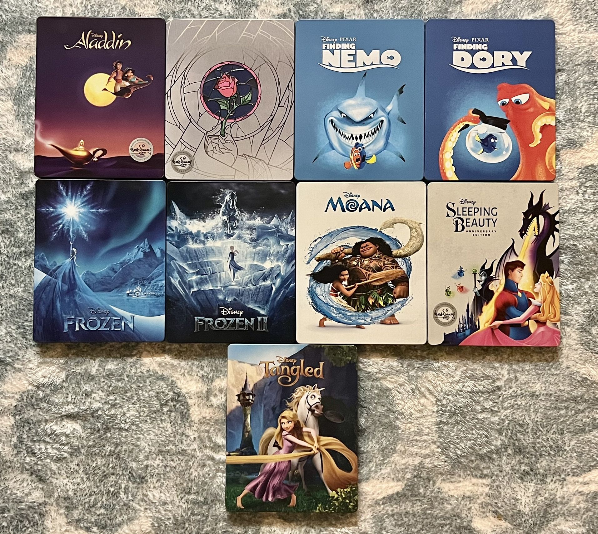 Disney Pixar BestBuy SteelBook Blu-Ray & 4K Lot Of 9