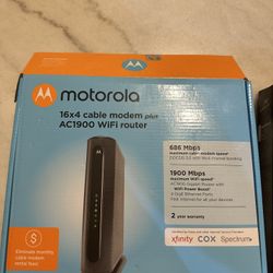 Motorola Cable Modem & Wifi Router