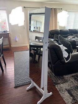 🔥 $65 — Jewelry Armoire w/ Mirror