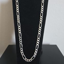 Brand New Pure Silver Chain Three In One Long Sise.