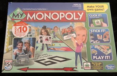 My Monopoly Make Your Own Click It Stick it Play It