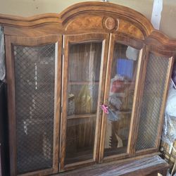 China Hutch 2 Piece 1976
