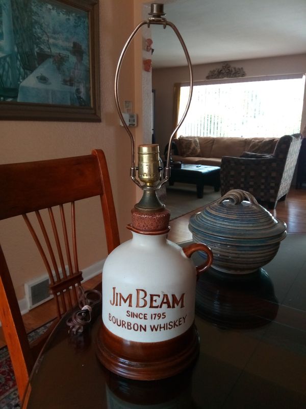 Vintage Jim Beam Whiskey Jug Lamp Man Cave Excellent Condition Vintage Jim Beam Whiskey Jug Lamp Man Cave Excellent Condition Household In Tukwila Wa Offerup