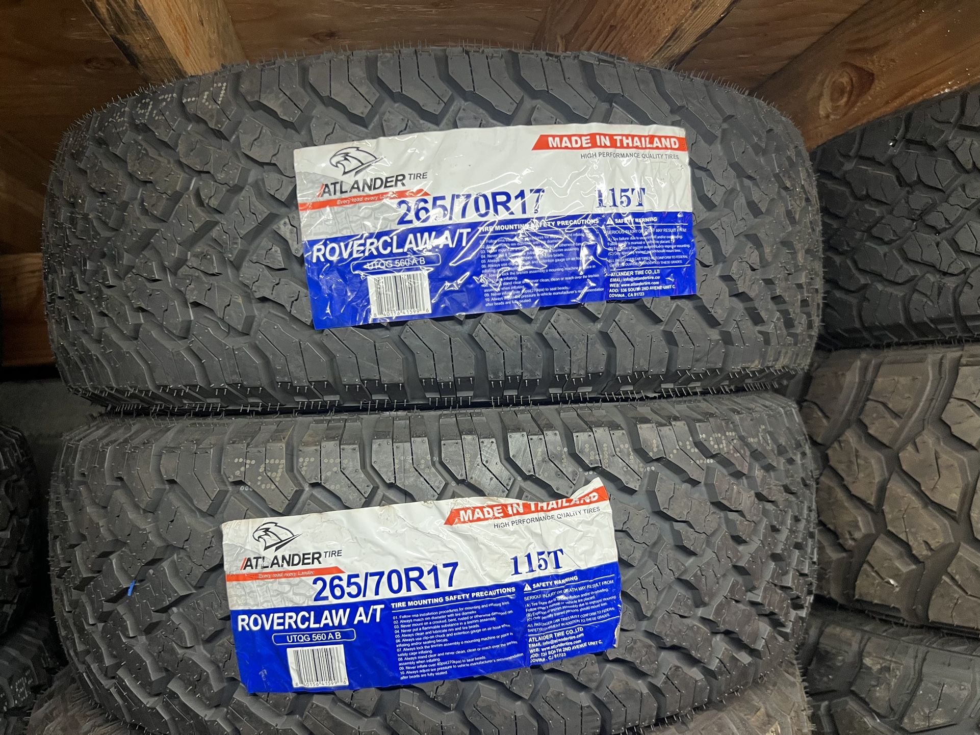 265/70/17 Atlander $125 Cada Llanta , Tenemos Todas Las Marcas Y Medidas