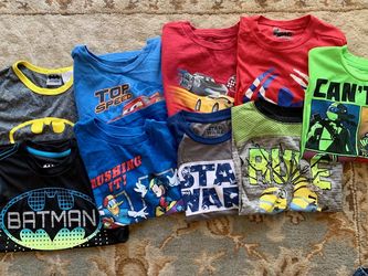 9 character boys shirts Size 5/6-6/7