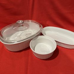 Corningware Corning Corelle French White