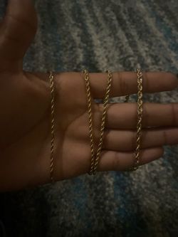 10 carat and 14 karat gold bracelets