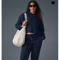 ALO Muse Hoodie & Sweatpants Set - Navy