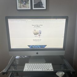 2011 27-inch Imac W/dvd Player Keyboard And Mouse